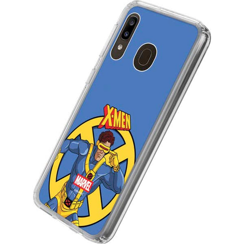 Marvel X-Men Cyclops Galaxy A20 Clear Case